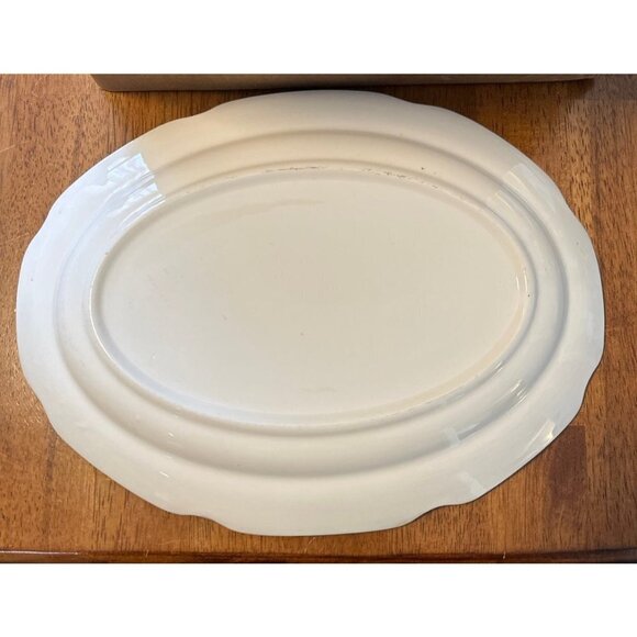 Vintage 1930s Mount Clemens Pottery - Mildred - 13” Serving Platter Light crazi - Picture 2 of 2